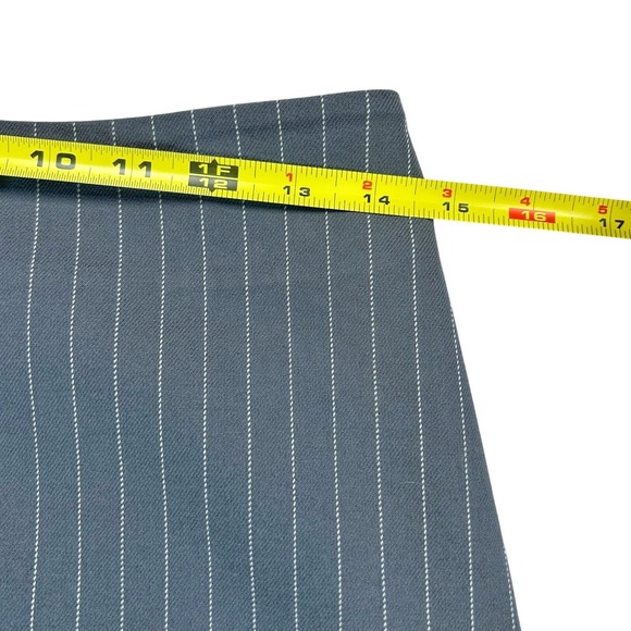 NWT Women Striped Grey Mini Skirt Blair Waldorf Monki US Sz-8 Casual Going Out - Picture 8 of 10